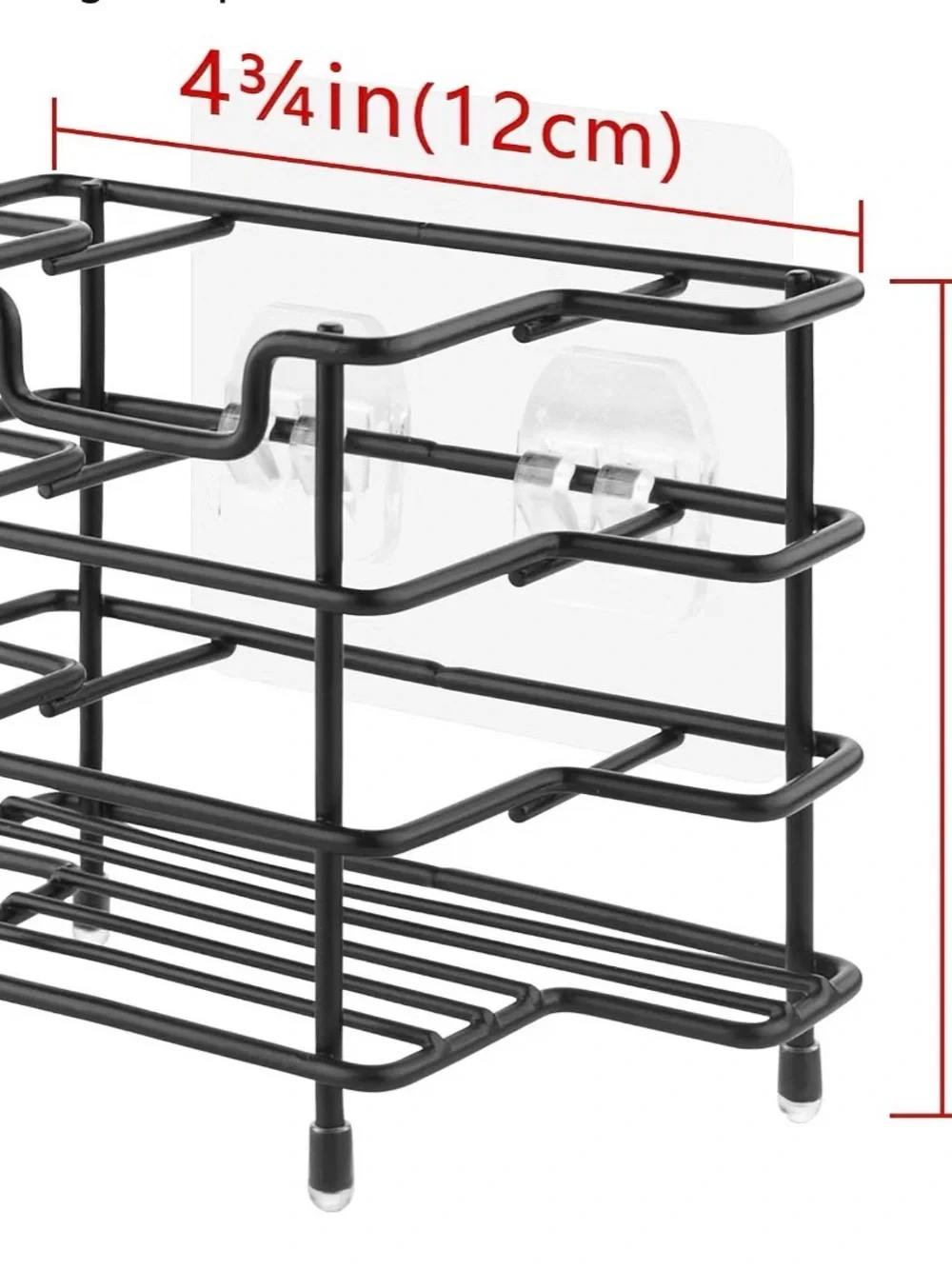 New Toothbrush & Toothpaste Organizer - Black